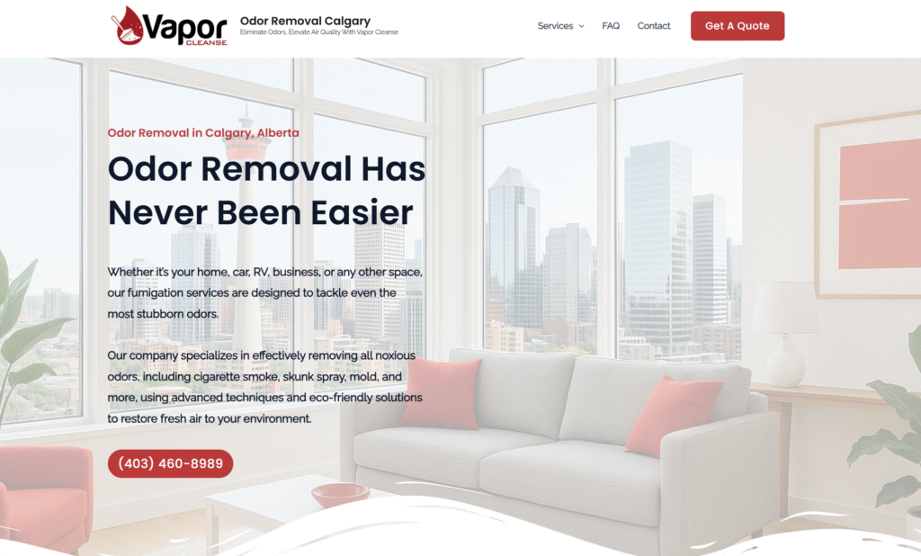odor removal services in Calgary